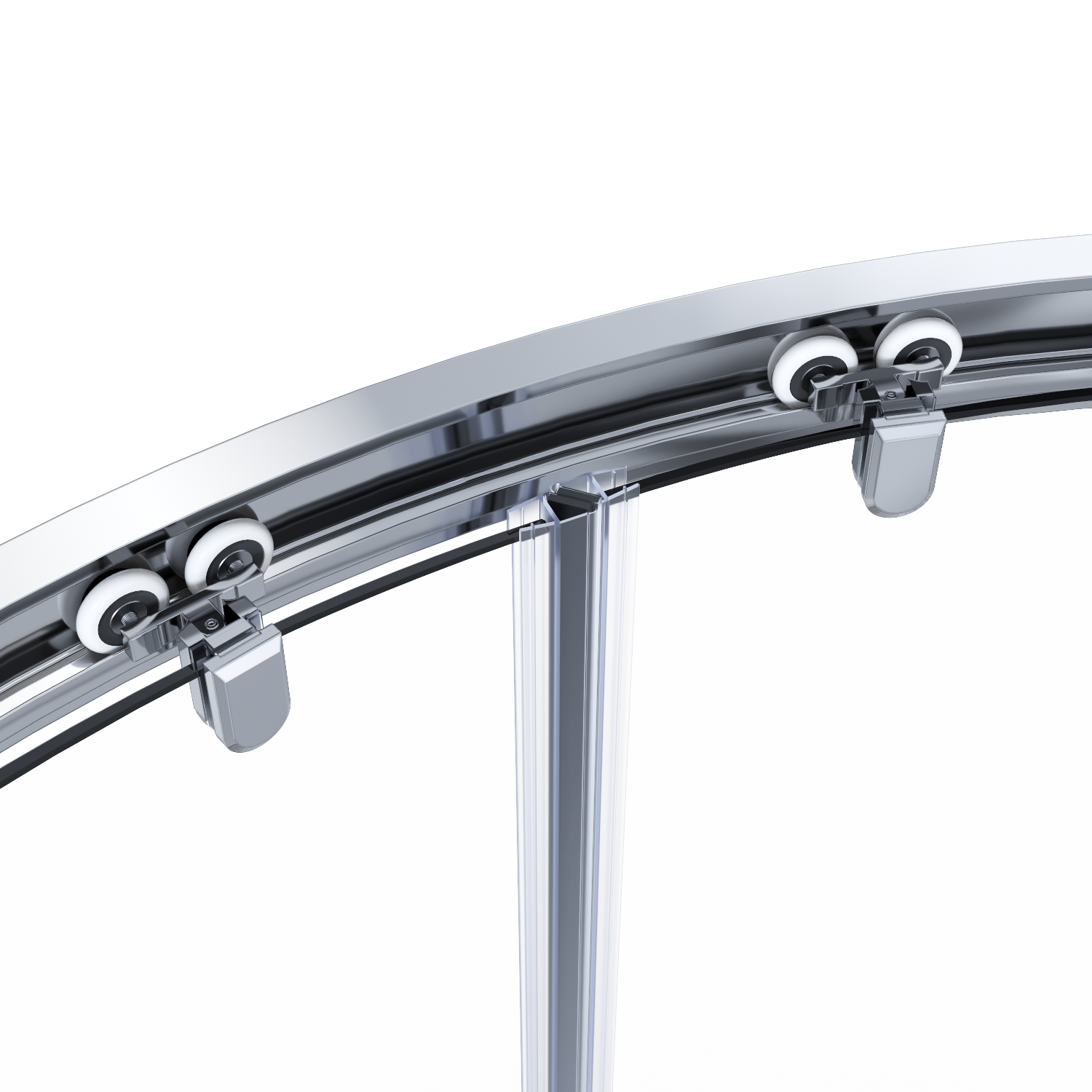 ELEGANT 1200 x 800 mm offset Quadrant Shower Enclosure 6mm Tempered